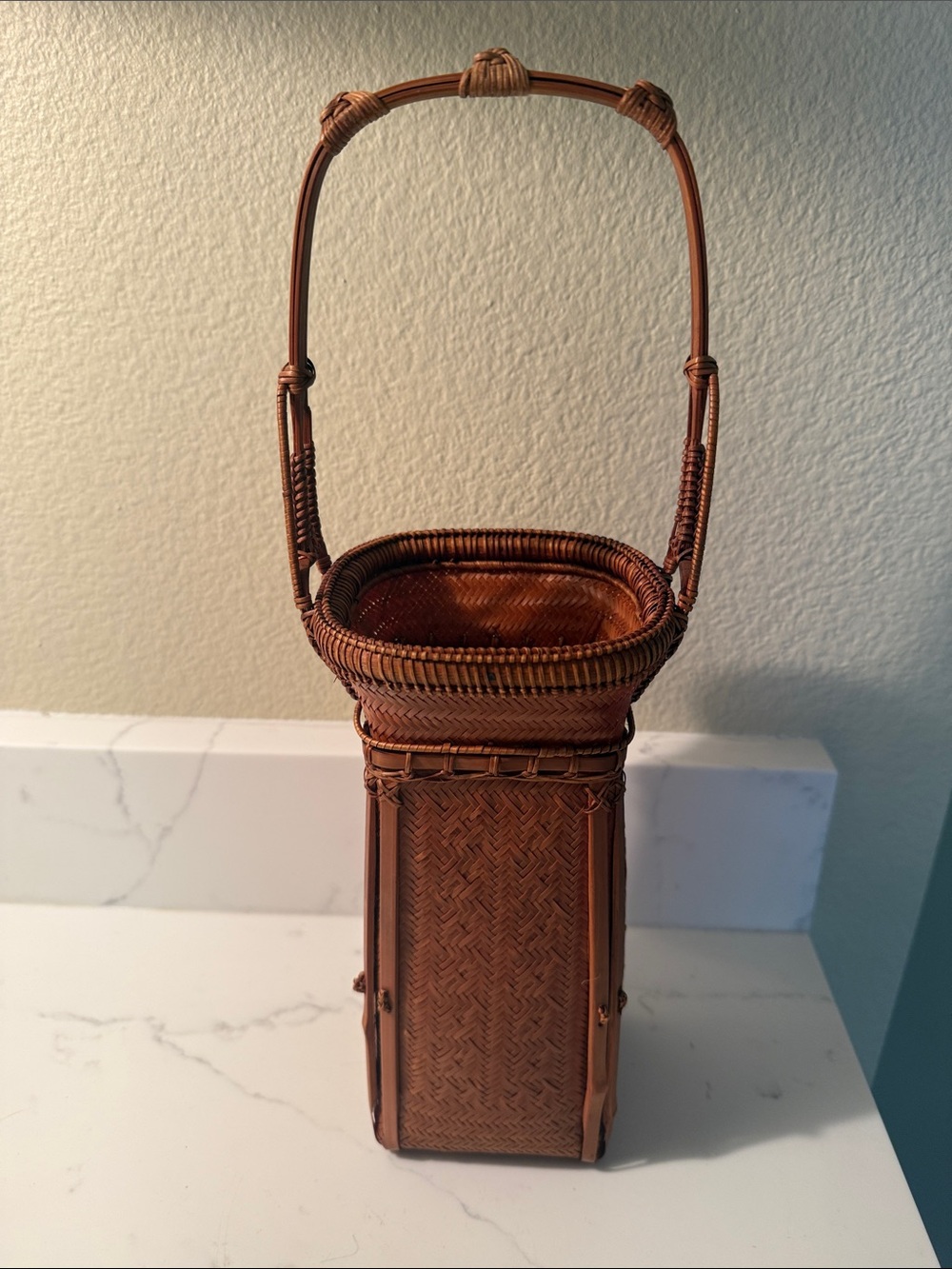 Vintage Ikebana Basket Small